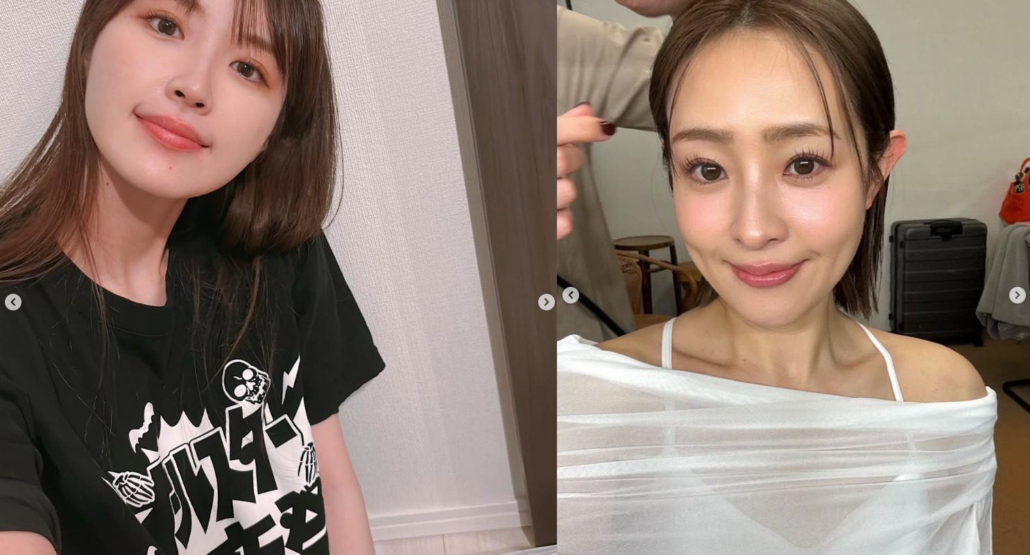高山一実と大沢あかねが似てる比較画像