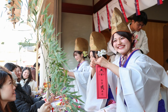 2025年の今宮戎神社での十日戎の様子